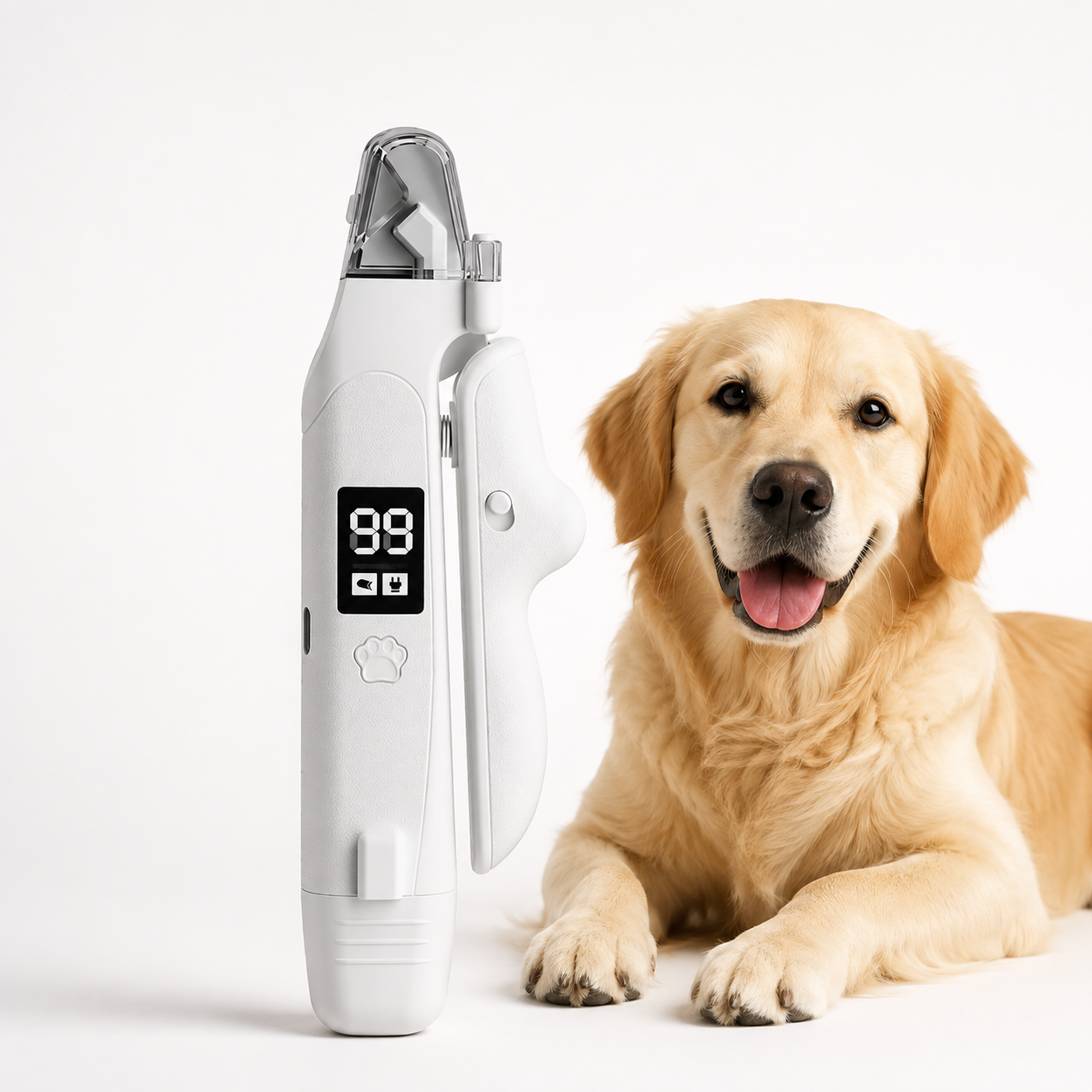 Safe & Rechargeable All-in-One Pet Nail Trimmer